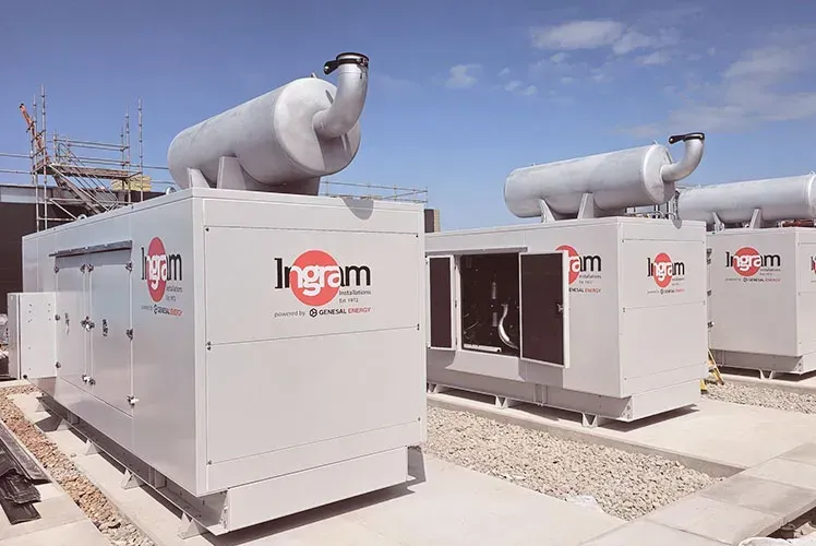 Grupos electrógenos insonorizados instalados por Genesal Energy en el hospital de Black Pool
