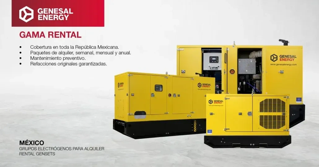 Gama rental Genesal Energy México