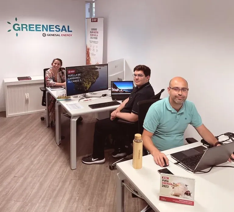 Oficina de transición energética de Genesal en Madrid.