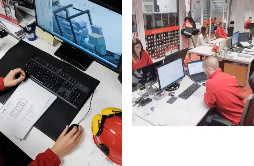 Equipo de ingeniería y diseño de Genesal Energy
