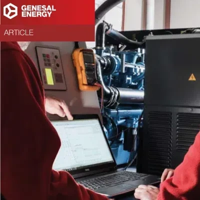 Industrial communication systems in generator sets
