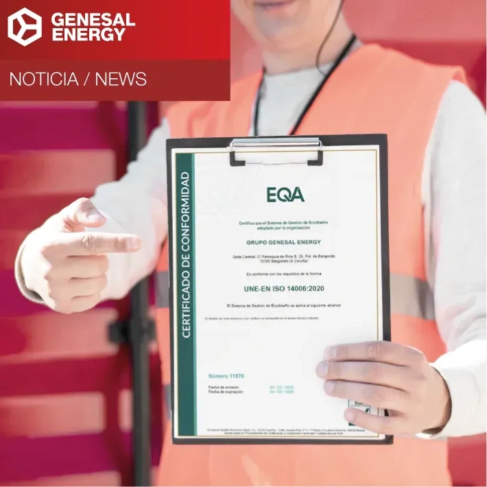 We are the first generator set company to obtain ISO 14006 certification