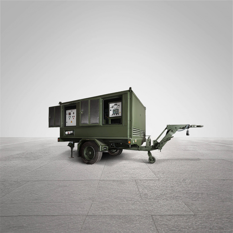 Gensets designed to supply power for military telecommunications