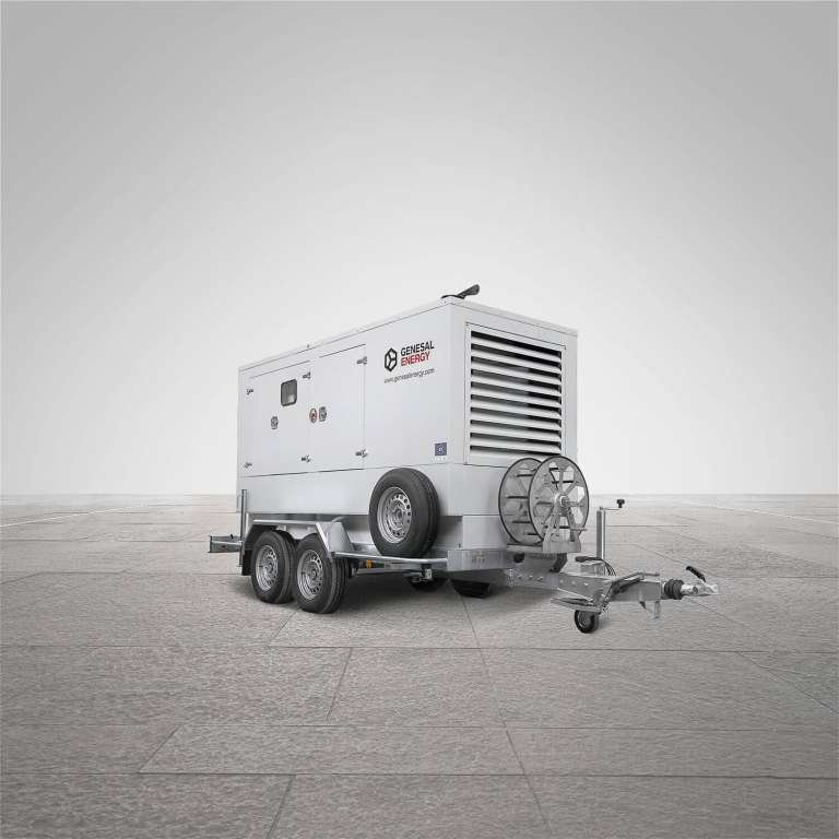 We designed a mobile genset adapted to the needs of our client, to start up at low temperatures in Finland