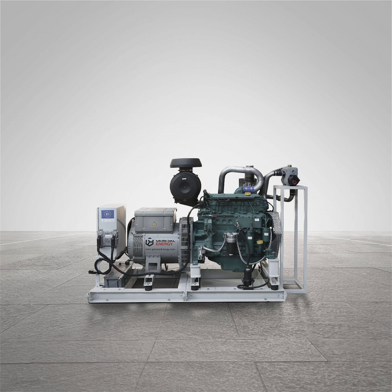 Made-to-measure design of the structure and cooling system of one of our generator sets