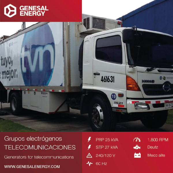 Genesal Energy continues to consolidate its standing in central America with a specially designed genset for Panamanian television.