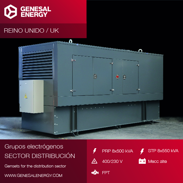 Eight special generator sets for a British distribution centre