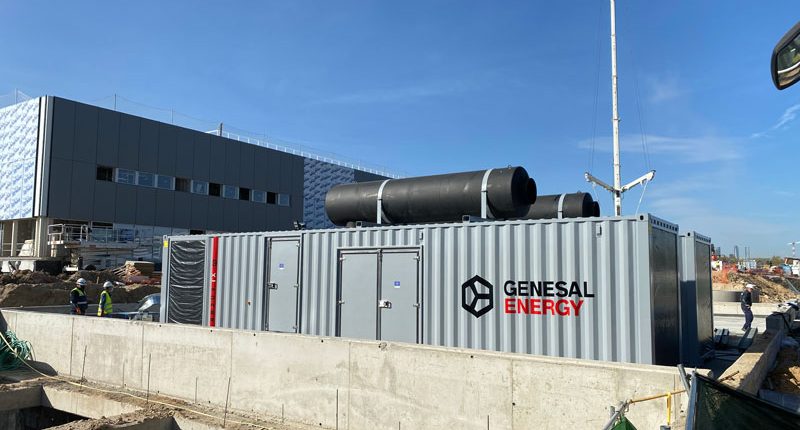Hospital generator installed in Isabel Zendal Hospital
