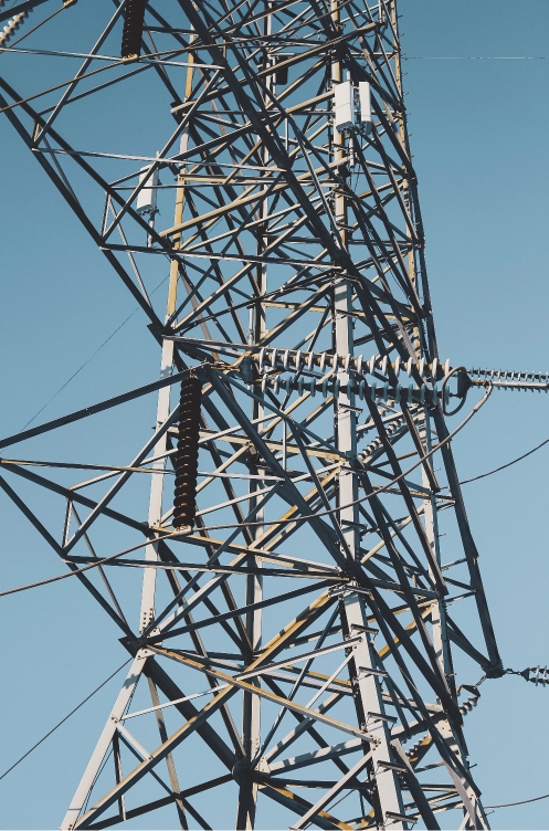 High voltage line tower