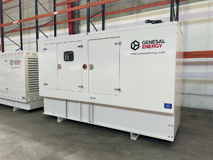 Installed power backup generator in a data center
