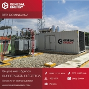 Grupo Electrogeno Genesal Energy Republica Dominicana Parque Eolico