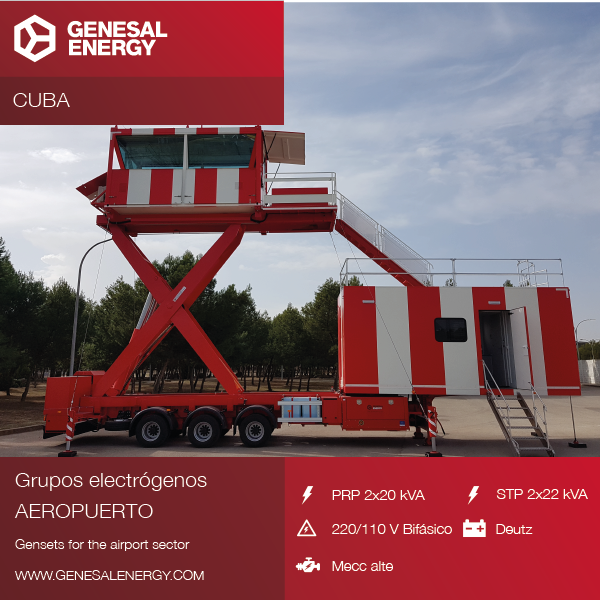 Equipos de emergencia para garantizar la fiabilidad de una torre de control aérea en Cuba