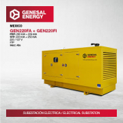 Grupo Electrogeno Genesal Energy Subestacion Electrica Mexico 8172
