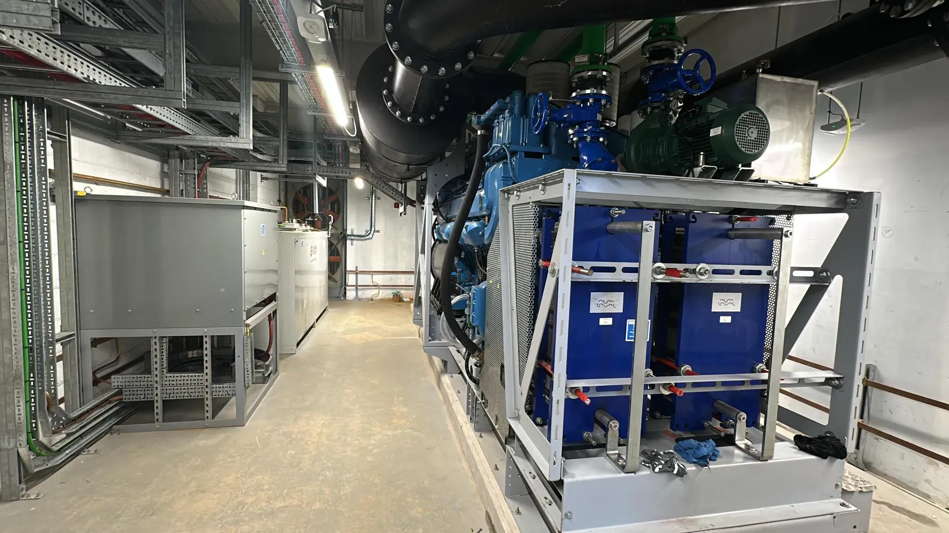 Grupo electrógeno instalado en la planta waste to energy